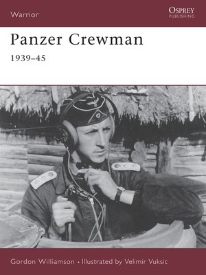 cover image of Panzer Crewman 1939&#8211;45